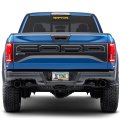 Ford F-150 Fx4 Off Road In 3d On Silver Real 3k Carbon Fiber Finish Abs Plastic License Plate Frame