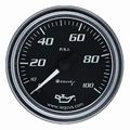 Equus 7244 Oil Pressure Gauge Black 
