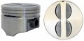 Set Of 8 Flat Top Pistons For 80-95 Gm Chevrolet 4 3l 265 5 0l 305 Standard Size Lowpriced By Enginetech 