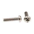 Prime-line Machine Screw Round Head Slotted Phillips Combo 10-32 X 3 4 In Grade 18-8 Stainless Steel Pack Of 25