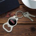Graphics More Northern Illinois University Secondary Logo Keychain With Bottle Cap Opener
