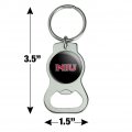 Graphics More Northern Illinois University Secondary Logo Keychain With Bottle Cap Opener
