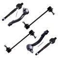 6 Piece Tie Rod End And Sway Bar Link Kit For Hyundai Sonata 1999 2005 Xg300 2001 Xg350 2002 Kia Optima 2006 Es3629 Es3630 
