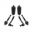 Partsw Front Tie Rod Ends Inner Outer And Bellow Boots Steering Left Right 6 Pc Set 