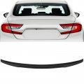 Ocpty Rear Trunk Spoiler Wing V Style Compatible With 2018-2021 For Honda Accord Sedan Carbon Fiber Lip Glossy Black Car