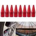 8 Pack Red Long Spiked Wheel Tires Valve Stem Caps Metal Thread Kit For 1995-2016 Hyundai Elantra 