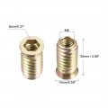 Uxcell Wood Furniture M8x25mm Threaded Insert Nuts Interface Hex Socket Drive 20pcs
