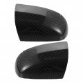 Acropix Car Exterior Rear View Mirror Cover Shell Trim Fit For Ford Focus Pack Of 2 Carbon Fibber Pattern Black 