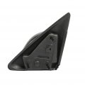 Ocpty Black Passenger Side View Mirror Textured With Manual Adjustment Non-folding Compatible For 2006-2009 Mitsubishi Raider