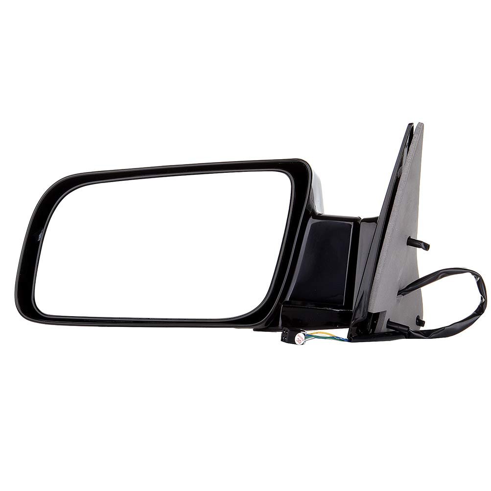 Driver Side View Mirror For 1988 To 2000 Chevy Pickup Truck 1992 1999 Suburban 1994 Blazer 1995 Tahoe Black Smooth Manual Fold