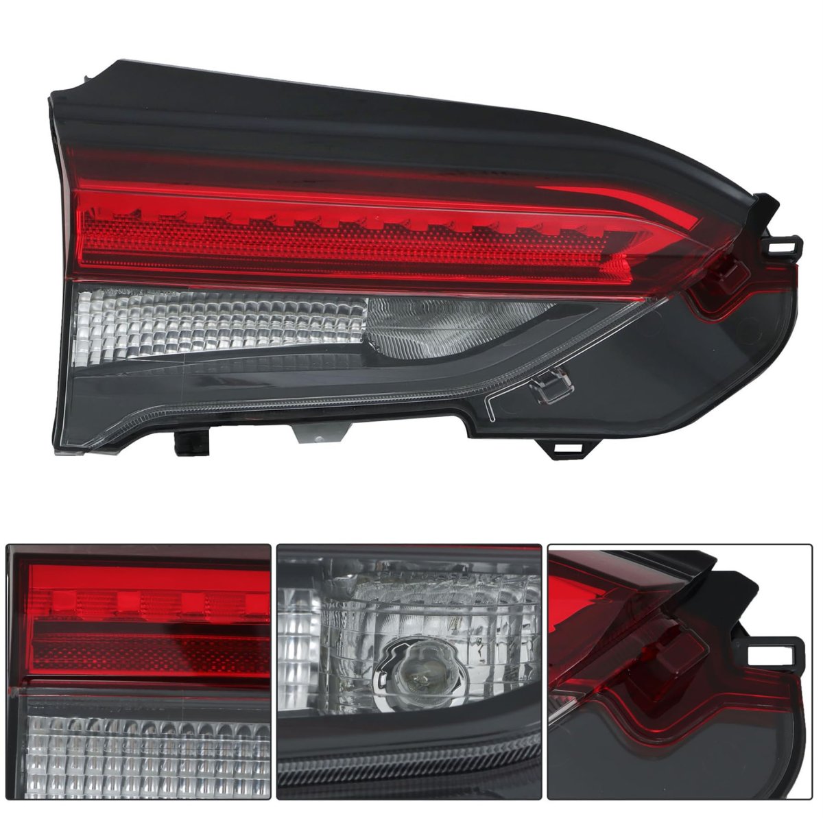 Driver Left Side Inner Tail Light Assembly Replacement For Rav4 2019 2020 2021 Clear Lens Brake 81590-0r060