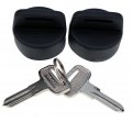 Jeenda 2pcs Atv Blank Key With Two Ignition Cover Compatible Polaris Magnum 325 330 500 Outlaw 450 525 Scrambler 400 Sportsman
