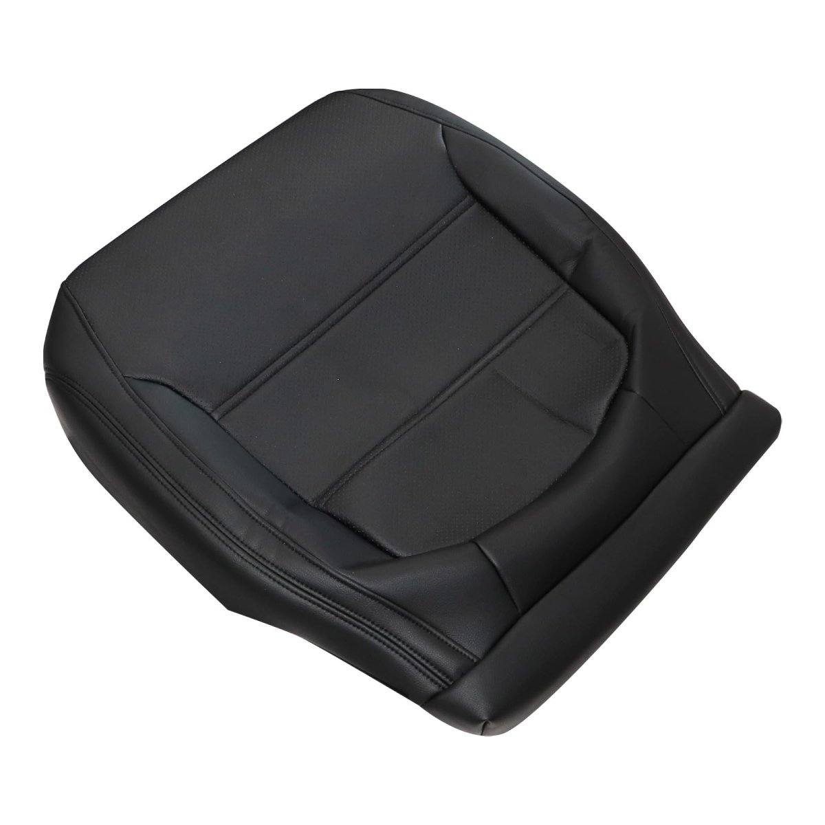 4pc Front Bottom Top Leather Seat Cover Black For Volkswagen Jetta 2011 2012 2013 2014 2015 2016 2017
