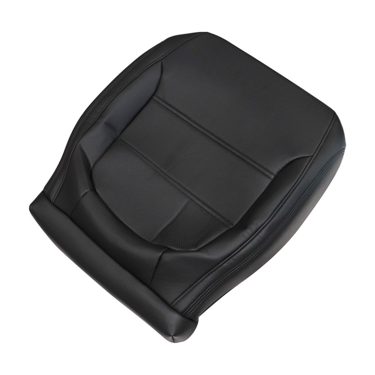 4pc Front Bottom Top Leather Seat Cover Black For Volkswagen Jetta 2011 2012 2013 2014 2015 2016 2017