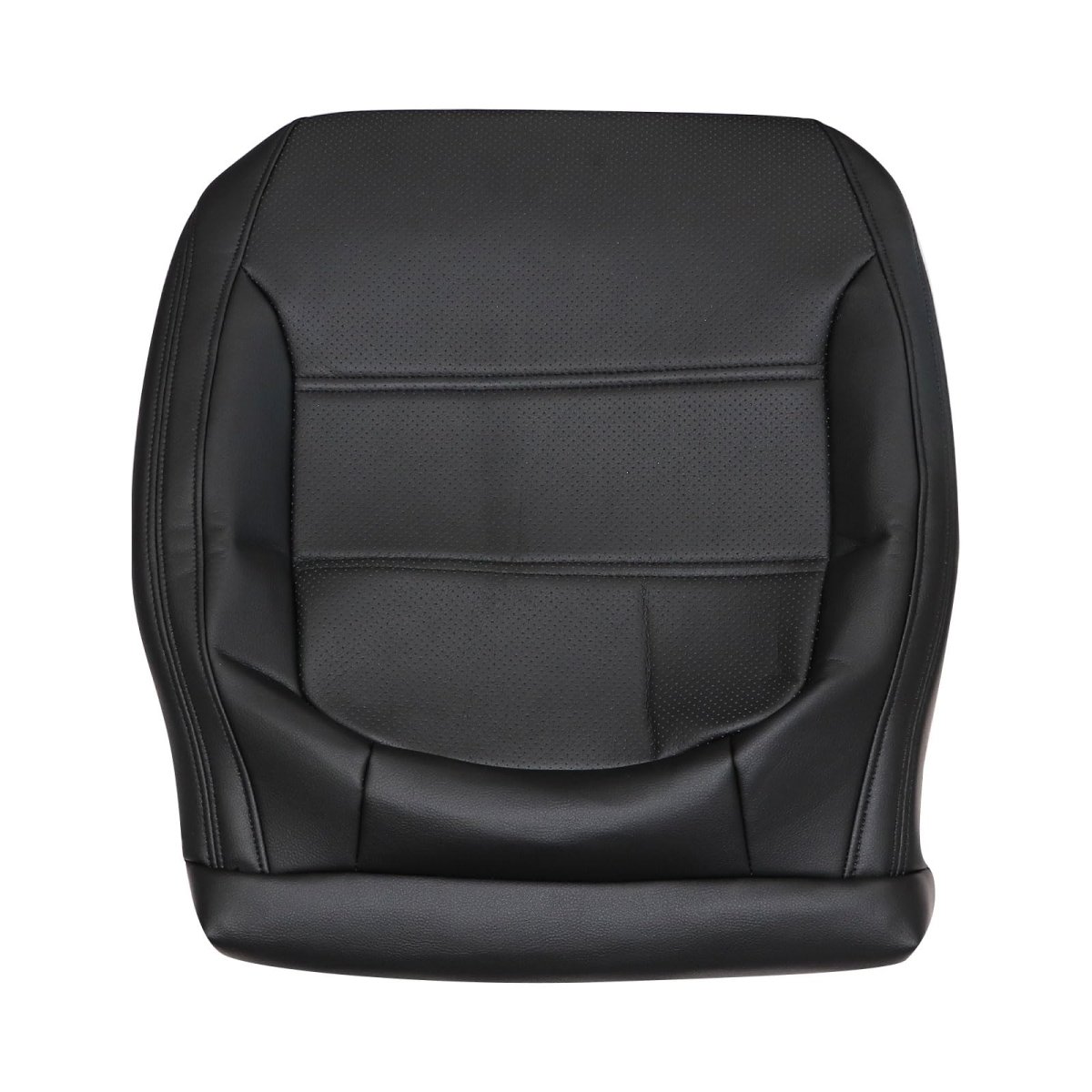 4pc Front Bottom Top Leather Seat Cover Black For Volkswagen Jetta 2011 2012 2013 2014 2015 2016 2017