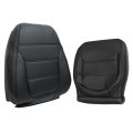 4pc Front Bottom Top Leather Seat Cover Black For Volkswagen Jetta 2011 2012 2013 2014 2015 2016 2017