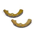 Niche Cycle Supply Front Grooved Brake Shoes For Kawasaki Kaf 950 B1 Mule 3010 Diesel 03-05 