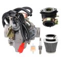 Whfzn Bk200 Carburetor For At200-b At200 Jl50qt Bk150 Go Kart 150cc 125cc With Air Filter 