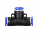 Air Compressor Accessories 8mm Pneumatic Tube Connector Tee Push In Adapter Fittings