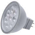 Satco S11340 6w Mr16 Led Lamp Dimmable 2700k Warm White 550 Lumens Gray Gu5 3 Base 24v Damp Location 50w Incandescent 