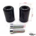 Httmt- Usmt220-014-bk-nologo- Black Handlebar Bar End Slider Kit Compatible With Kawasak 2006-07 Ninja Zx-10r Zx10r