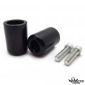 Httmt- Usmt220-014-bk-nologo- Black Handlebar Bar End Slider Kit Compatible With Kawasak 2006-07 Ninja Zx-10r Zx10r