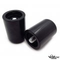 Httmt- Usmt220-014-bk-nologo- Black Handlebar Bar End Slider Kit Compatible With Kawasak 2006-07 Ninja Zx-10r Zx10r