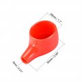 Uxcell Battery Terminal Insulating Rubber Protector Covers For 28mm 8mm Cable Red Black 2 Pairs