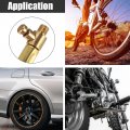 X Autohaux Flexible Stainless Steel 200cm 79 Tire Valve Connect Pipe Air Chuck Inflator Compressor Pump Extension Hose For Car