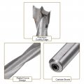 Uxcell Brad Point Drill Bits For Wood 8mm X 100mm Right Turning Carbide Woodworking Carpentry Drilling Tool