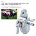 Qiilu Fuel Petcock Valve Gas Tank Switch Fit For Polaris Predator Outlaw Scrambler Sportsman 50cc 90cc 2 Stroke