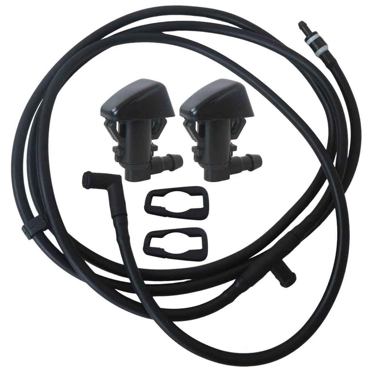 Windshield Washer Nozzle Jet Hose Kit For 2011 2016 Ford F250 F350 F450 F550 Super Duty Replace Bc3z-17603-a Bc3z-17k605-b