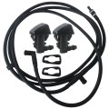 New Windshield Washer Nozzle Jet Hose Kit For 2011-2016 Ford F250 F350 F450 F550 Super Duty Replace Bc3z-17603-a Bc3z-17k605-b 