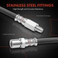 A-premium Rear Center Brake Hydraulic Hose Compatible With Select Subaru Models Impreza 2002 2003 2 5l Replace 26591fe040