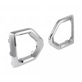 Compatible With 2019-2022 Gmc Sierra 1500 Denali Slt At4 Chrome Fog Light Outer Bezel Oe 84528059 84176755 Cover Foglamp Ring