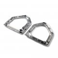 Compatible With 2019-2022 Gmc Sierra 1500 Denali Slt At4 Chrome Fog Light Outer Bezel Oe 84528059 84176755 Cover Foglamp Ring