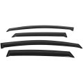 Side Window Deflectors For Ford Fiesta Hatch 2010 2017 4 Piece Set In Channel Rain Guards And Visors Smoked Tint 