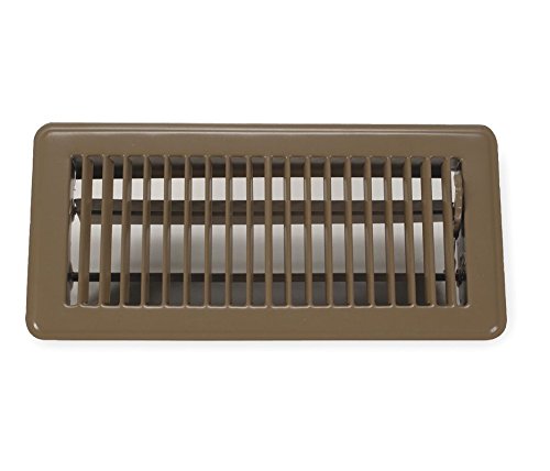 Rocky Mountain Goods Floor Register 4x12 Heavy Duty Walkable Premium Finish Easy Adjust Air Supply Lever 4 Inch By 12 Vent