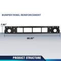 Front Bumper Panel Reinforcement For Ram 1500 2019 2024 Black Steel Part Number 68313531aa