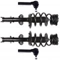Ocpty Suspension Kits Front Complete Struts Assembly Tie Rod End Fits 2008-2016 For Chrysler Town Country 2008-2018 Dodge Grand