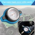 Thermostatic Radiator Cap Universal Water Tank Cover Leakproof W Temperature Gauge Small Head 1 3par