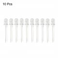 Uxcell 10pcs Photosensitive Diode Photodiodes Light Sensitive Sensors 5mm Clear Round Head Receiver
