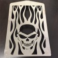 Httmt Mt298-04-sf Skull Flame Radiator Grille Guard Cover Protector Compatible With Xvz13 Royal Star A