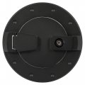 Kuafu Locking Fuel Door Compatible With 2003-2009 Hummer H2 Suv Sut Replacement For 15903412 Gas Tank Cap Cover Aluminum