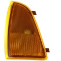 Corner Light For Chevy S10 1994 1995 1996 1997 Driver Side Amber Lens Gm2550140 Dot Sae Compliant Plastic Housing 