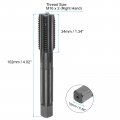 Uxcell Metric Thread Tap M16 X 2 H2 Nitride Coated Straight Flute Screw Milling Machine Taps Threading Tapping Repair Tool