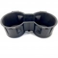 Rubber Cup Holder Insert Black Ebony For Ford F-150 And F-250 F-350 Super Duty Part Number Fl3z-1513562-ad Direct Replacement 