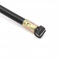 Uxcell Black Rubber Coated Motorcycle Motorbike Clutch Cable Wire Line For Honda Cg125