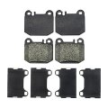 Rear Disc Brake Pads For Maserati Quattroporte 2004 2005 Semi Metallic Gold Classification High Dust Rating Shims Included 