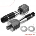 A-premium 2 X Front Inner Tie Rod Ends Compatible With Audi A4 Quattro 96-04 A6 98-04 A8 97-99 Quattro 97-03 S4 00-02 S6 02-03